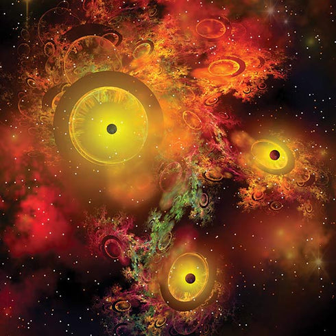 StockTrek Colorful Nebulae and Interstellar Matter Galaxy Z Flip4 5G Skin